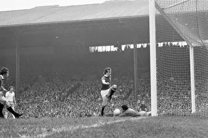 Manchester United 4-0 Blackpool, Division Two League match at Old Trafford, Manchester Manchester United 4-0 Blackpool, Division Two League match at Old Trafford, Manchester