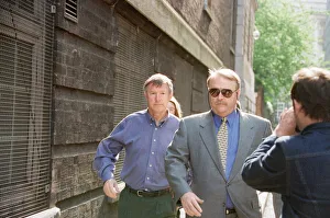 Manchester United manager Alex Ferguson arriving at Bootle Police station where captain Manchester United manager Alex Ferguson arriving at Bootle Police station where captain