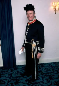 Manchester United manager Matt Busby prepares for his second knighthood granted by Manchester United manager Matt Busby prepares for his second knighthood granted by