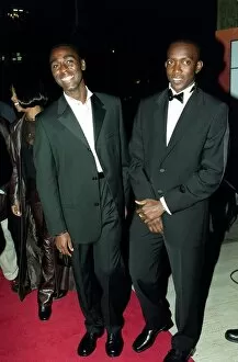 00236 Collection: Manchester United team mates Andrew Cole & Dwight Yorke arrive for the start of the 1998