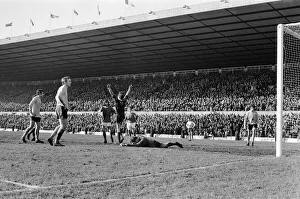 Manchester United v Southampton league match at Old Trafford 20th February 1971 Manchester United v Southampton league match at Old Trafford 20th February 1971