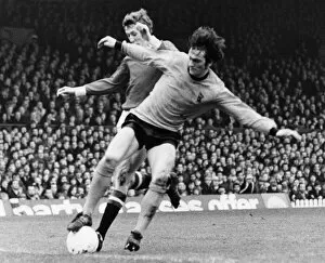 Images Dated 8th January 1972: Manchester United v Wolverhampton Wanderers league match at Old Trafford January 1972