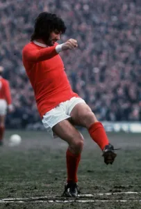 Manchester Uniteds George Best in action against Leeds in the FA Cup semi final Manchester Uniteds George Best in action against Leeds in the FA Cup semi final