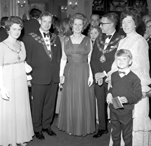 Margaret Thatcher attending a teachers dinner in Torquay in April 1971 Margaret Thatcher attending a teachers dinner in Torquay in April 1971