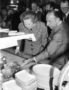 MARGARET THATCHER WITH BARON FORTE - JUNE 1987 MARGARET THATCHER WITH BARON FORTE - JUNE 1987