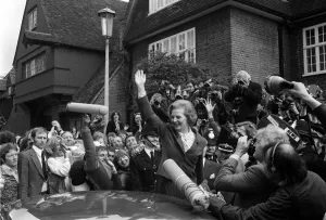 Margaret Thatcher British Prime Minister - May 1979 at her Chelsea Home Margaret Thatcher British Prime Minister - May 1979 at her Chelsea Home