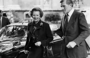 Margaret Thatcher Cecil Parkinson at Tory party conference - October 1982 Margaret Thatcher Cecil Parkinson at Tory party conference - October 1982