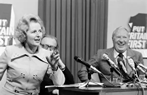 Margaret Thatcher conservative spokesman for Education October 1974 seen here at a Margaret Thatcher conservative spokesman for Education October 1974 seen here at a