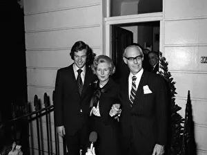Margaret Thatcher Feb 1975 wins Conservative Leadership Election with Husband Denis Margaret Thatcher Feb 1975 wins Conservative Leadership Election with Husband Denis