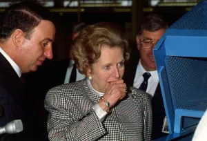 Margaret Thatcher at IBM Plant Greenock March 1988 Margaret Thatcher at IBM Plant Greenock March 1988