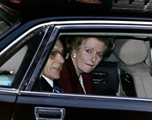 Margaret Thatcher leaving 10 Downing Street for the last time as Prime Minister Margaret Thatcher leaving 10 Downing Street for the last time as Prime Minister