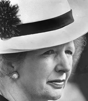 Margaret Thatcher looking serious - October 1983 Margaret Thatcher looking serious - October 1983