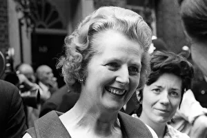 Margaret Thatcher MP - June 1970 leaving No. 10 Downing Street Margaret Thatcher MP - June 1970 leaving No. 10 Downing Street
