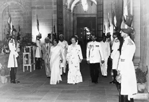 Margaret Thatcher with Mrs I Gandhi during Indian Tour - 20th April 1981 Margaret Thatcher with Mrs I Gandhi during Indian Tour - 20th April 1981