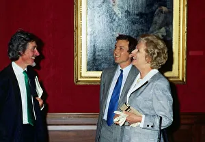 Margaret Thatcher at National Gallery Edinburgh 1987 Margaret Thatcher at National Gallery Edinburgh 1987
