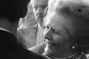 Margaret Thatcher PM, visits Valley Parade, home of Bradford City Football Club Margaret Thatcher PM, visits Valley Parade, home of Bradford City Football Club