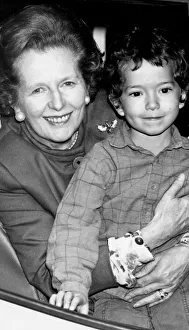 Margaret Thatcher presenting Variety Club coach at House of Commons - October 1987 Margaret Thatcher presenting Variety Club coach at House of Commons - October 1987