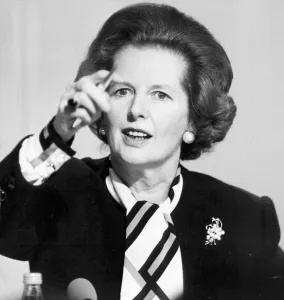 Margaret Thatcher at press conference - May 1987 Margaret Thatcher at press conference - May 1987