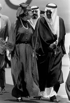 Margaret Thatcher in Saudi Arabia - 27th April 1981 Margaret Thatcher in Saudi Arabia - 27th April 1981
