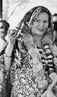 Margaret Thatcher during her tour of India -20th April 1981 Margaret Thatcher during her tour of India -20th April 1981