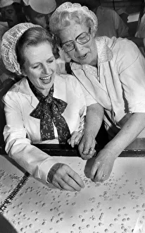 Margaret Thatcher visiting food factory in south London - June 1983 Margaret Thatcher visiting food factory in south London - June 1983
