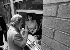 Margaret Thatcher visits East End of London 1980 Margaret Thatcher visits East End of London 1980