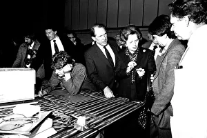 Margaret Thatcher visits the NEI Group at Gateshead in March 1982 to open their new Margaret Thatcher visits the NEI Group at Gateshead in March 1982 to open their new