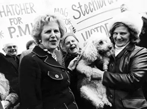 Margaret Thatcher during walkabout in Hatfield - April 1977 Margaret Thatcher during walkabout in Hatfield - April 1977