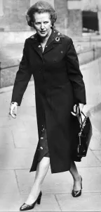 Margaret Thatcher walking along Downing Street - April 1982 Margaret Thatcher walking along Downing Street - April 1982