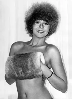 Marie Louise models a £55 red fox pillbox hat by Edward Mann Marie Louise models a £55 red fox pillbox hat by Edward Mann