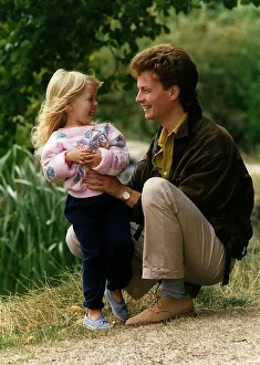 Mark Burgess actor and three year old daughter Romy Mark Burgess actor and three year old daughter Romy