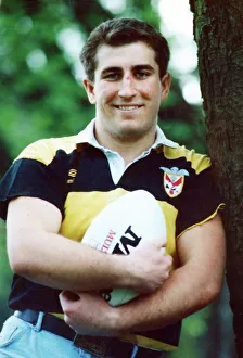 Mark Davis, Rugby player for Newport RFC. February 1993 Mark Davis, Rugby player for Newport RFC. February 1993