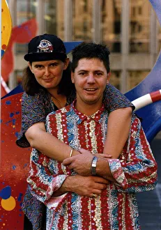 Mark Little Actor TV Presenter with wife Kathy A©Mirrorpix Mark Little Actor TV Presenter with wife Kathy A©Mirrorpix