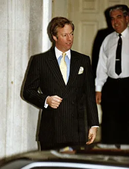 Mark Thatcher Son of Margaret Thatcher leaves Number 10 Downing Street November Mark Thatcher Son of Margaret Thatcher leaves Number 10 Downing Street November