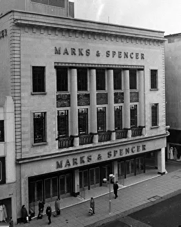 Marks & Spencer, High Street, Birmingham. 10th April 1974 Marks & Spencer, High Street, Birmingham. 10th April 1974