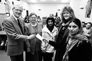 Marsh Adult Education Centre and Training for life, Lockwood present a cheque for £ Marsh Adult Education Centre and Training for life, Lockwood present a cheque for £