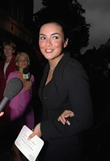 Martine McCutcheon actress July 1998 arriving at the 6th birthday party of Stickey Martine McCutcheon actress July 1998 arriving at the 6th birthday party of Stickey