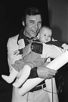 Marty Wilde and his baby daughter Roxanne. 5th March 1980 Marty Wilde and his baby daughter Roxanne. 5th March 1980