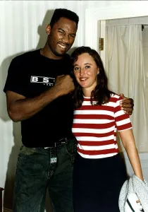 Mary Kemp Daily Mirror Journalist With Heavyweight Boxing Champion Lennox Lewis Mary Kemp Daily Mirror Journalist With Heavyweight Boxing Champion Lennox Lewis