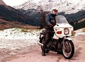 Bill Mather and his trusty old BMW March 1998 Pose at the top end of the Rest Bill Mather and his trusty old BMW March 1998 Pose at the top end of the Rest
