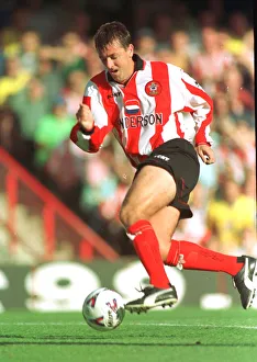 Matt Le Tissier of Southampton runs with ball Sept 1998 during the match against Matt Le Tissier of Southampton runs with ball Sept 1998 during the match against