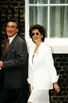 Maureen Lipman Actress with husband Jack Rosenthal Writer arrive at Tony Blairs Party Maureen Lipman Actress with husband Jack Rosenthal Writer arrive at Tony Blairs Party