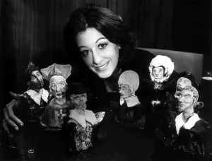 Maureen Lipman actress with some of her plasticine models which will be used in a new Maureen Lipman actress with some of her plasticine models which will be used in a new