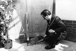 The Mayor stone laying at Coventry Sports & Leisure Centre, Fairfax Street, Coventry The Mayor stone laying at Coventry Sports & Leisure Centre, Fairfax Street, Coventry