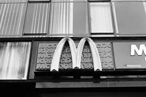 McDonald's restaurant, in the west end of London. 11th January 1981 McDonald's restaurant, in the west end of London. 11th January 1981