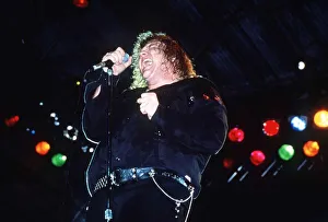 Meatloaf Rock Singer performing on stage at the Reading Rock Festival Meatloaf Rock Singer performing on stage at the Reading Rock Festival