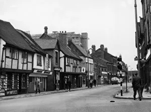 Some of the medieval buildings which are to be preserved when this part of Spon Street is Some of the medieval buildings which are to be preserved when this part of Spon Street is