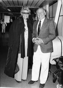 Mel Brooks actor and Anne Bancroft leaving Heathrow Airport for Nice Mel Brooks actor and Anne Bancroft leaving Heathrow Airport for Nice