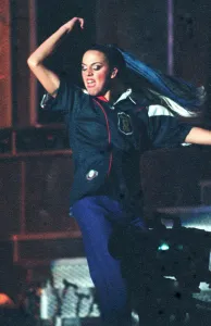 Mel C of The Spice Girls on stage Glasgow SECC April 1998 Mel C of The Spice Girls on stage Glasgow SECC April 1998