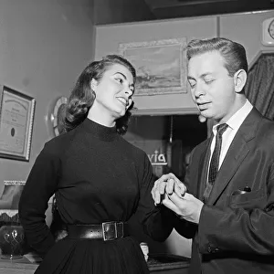 Mel Torme shares his secret and reveals his engagement to American model Arlene Mel Torme shares his secret and reveals his engagement to American model Arlene